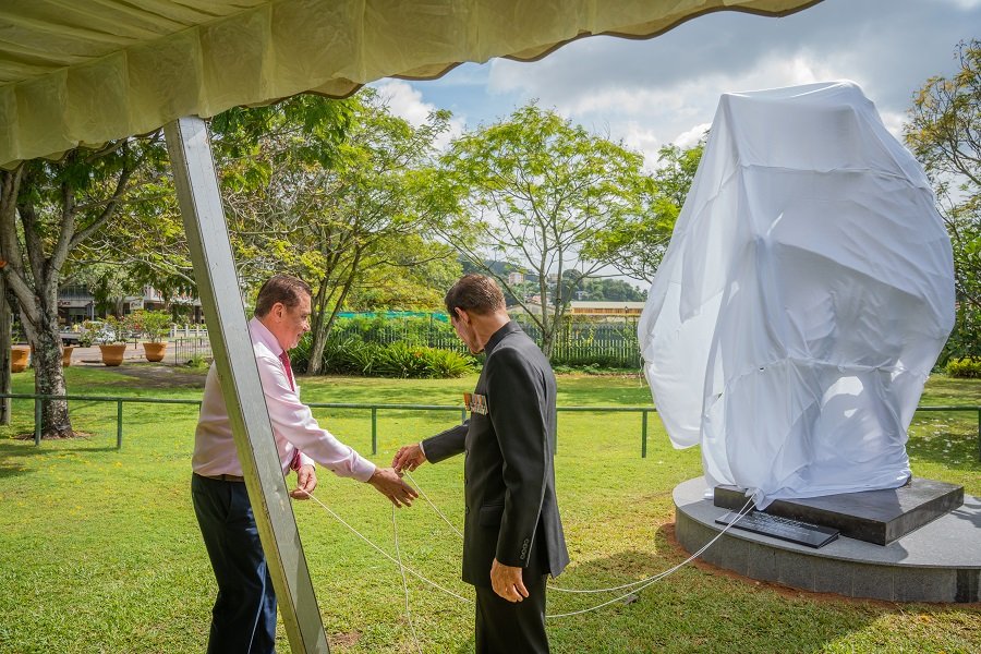 Unveiling of Mahatma Gandhi Statue in Peace Park