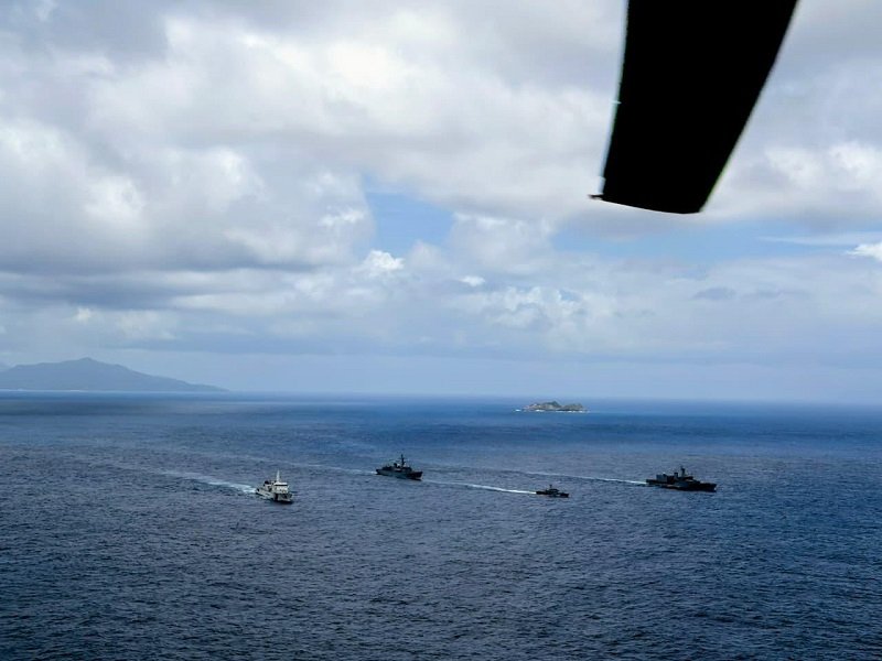 Visit of Indian Navy's 1st Training Squadron (1TS) Ships to Seychelles