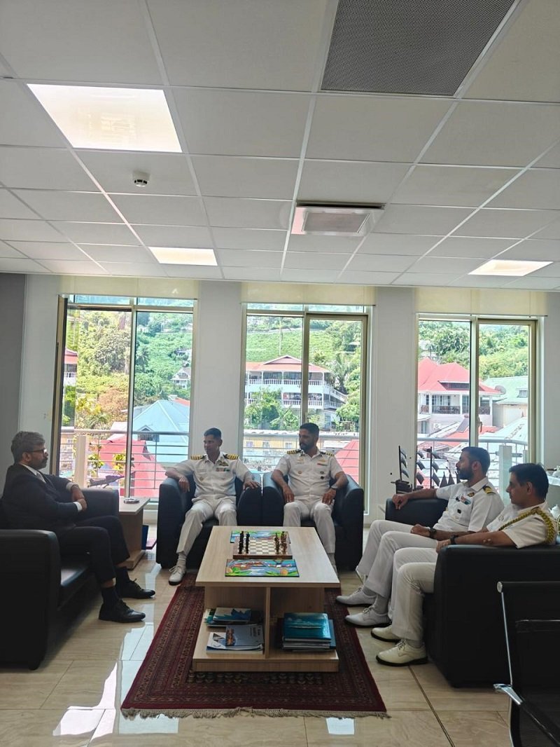 Visit of Indian Navy's 1st Training Squadron (1TS) Ships to Seychelles