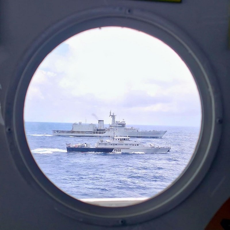 Visit of Indian Navy's 1st Training Squadron (1TS) Ships to Seychelles