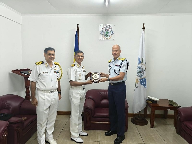 Visit of Indian Navy's 1st Training Squadron (1TS) Ships to Seychelles