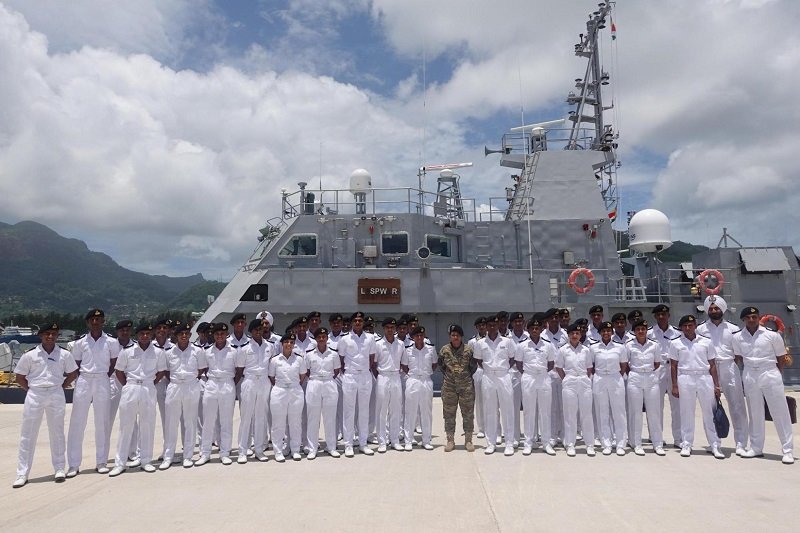 Visit of Indian Navy's 1st Training Squadron (1TS) Ships to Seychelles