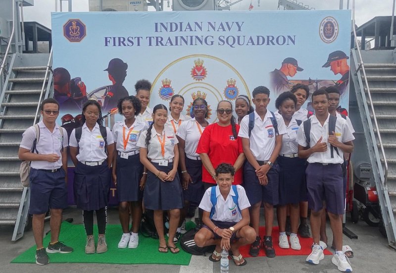 Visit of Indian Navy's 1st Training Squadron (1TS) Ships to Seychelles