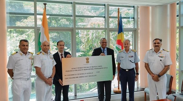 Delegation from National Hydrographic Office of India visits Seychelles.